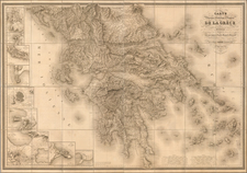 Greece Map By Pierre Lapie