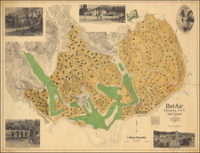 Los Angeles Map By The Frank Meline Co.