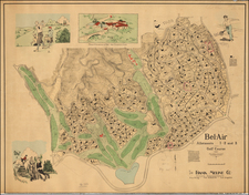 Los Angeles Map By The Frank Meline Co.