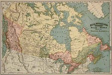 Canada Map By William Rand  &  Andrew McNally