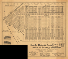 Los Angeles Map By Walter McCarty