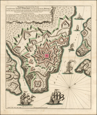 Spain and Balearic Islands Map By Homann Heirs