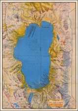 Nevada and California Map By E. R. Smith