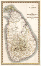 India, Other Islands and Sri Lanka Map By G Lemaitre