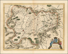 Romania Map By Willem Janszoon Blaeu