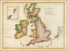 British Isles Map By John Blair