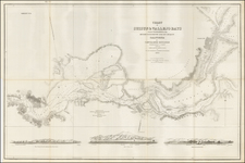 California and San Francisco & Bay Area Map By Cadwalader Ringgold