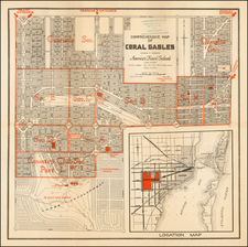 Florida Map By W. C.  Bliss