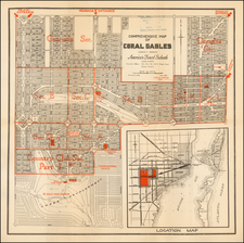 Florida Map By W. C.  Bliss