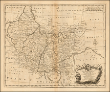 Germany Map By Emanuel Bowen