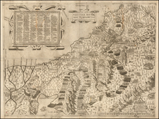 Holy Land Map By Ferrando Bertelli