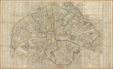 France and Paris and Île-de-France Map By Jacques Esnauts