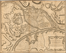 Netherlands Map By Paul de Rapin de Thoyras