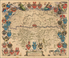 Germany Map By Johannes et Cornelis Blaeu