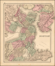 New England Map By O.W. Gray