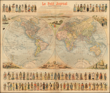 World Map By Menetrier