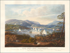 West Point From Phillipstown.  To Colonel S. Thayer Superintendant of the W.S. Military Academy, West Point, This Print is Respectfully Inscribed By His Obedient Servant W.J. Bennett By William James Bennett