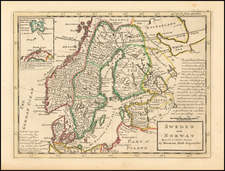 Scandinavia Map By Herman Moll