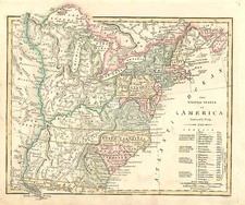 United States and South Map By Robert Wilkinson