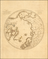 Northern Hemisphere and Polar Maps Map By Addison & Co.