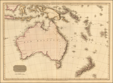 Southeast Asia, Australia and New Zealand Map By John Pinkerton