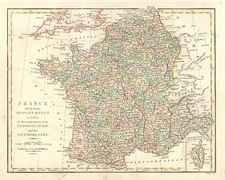 Europe and France Map By Robert Wilkinson