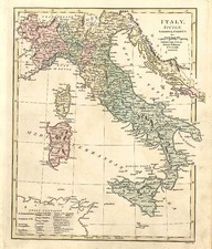 Europe, Italy and Balearic Islands Map By Robert Wilkinson