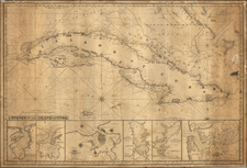 Caribbean and Cuba Map By John William Norie