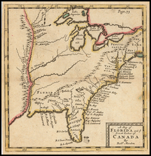 United States, Mid-Atlantic, Florida, Southeast and Midwest Map By Robert Morden