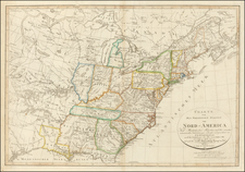 United States, South, Midwest and Plains Map By Franz Ludwig Gussefeld