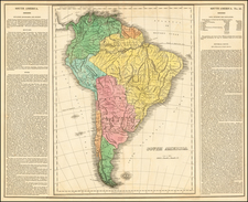 South America Map By Carey  &  Lea