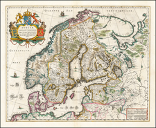 Scandinavia Map By Willem Janszoon Blaeu