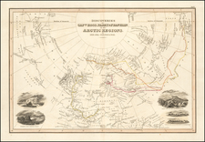 Polar Maps, Alaska and Canada Map By John Wyld