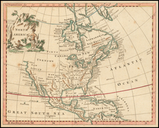 North America Map By Thomas Jefferys