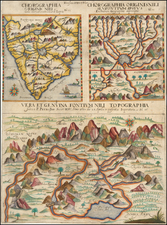 Africa, Africa, Egypt, North Africa, South Africa, East Africa and West Africa Map By Athanasius Kircher