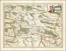 Austria Map By Willem Janszoon Blaeu