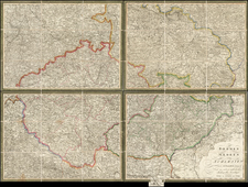 Czech Republic & Slovakia Map By Artaria & Co.