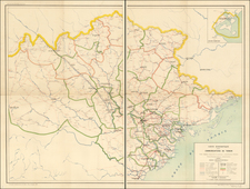 Thailand, Cambodia, Vietnam Map By Service Geographique de l'Indo-Chine