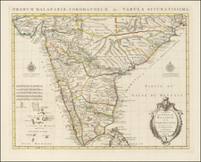 India Map By Johannes Covens  &  Pierre Mortier