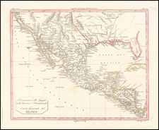 South, Texas, Southwest and California Map By Fratelli Bordiga