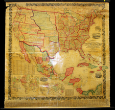 United States, Southwest and Rocky Mountains Map By Samuel Augustus Mitchell