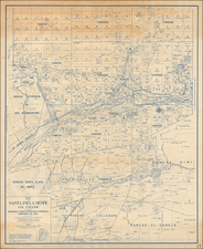 California Map By Cal. State Mining Bureau Dept. of Petroleum & Gas 