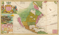 North America Map By Herman Moll