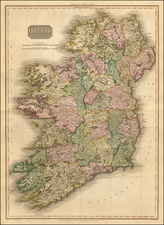 Ireland Map By John Pinkerton