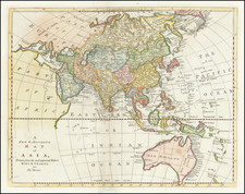 Asia, Korea and Australia Map By Thomas Bowen