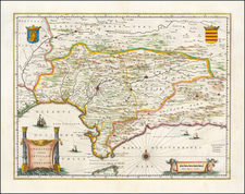 Spain Map By Willem Janszoon Blaeu