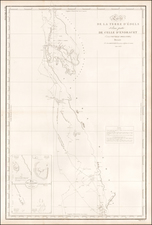 Australia Map By Louis Claude Desaulses de Freycinet