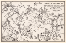 Southwest and California Map By Ward Kimball