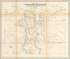 Colorado and Colorado Map By General Land Office