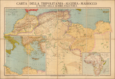 North Africa Map By Arcangelo Ghisleri